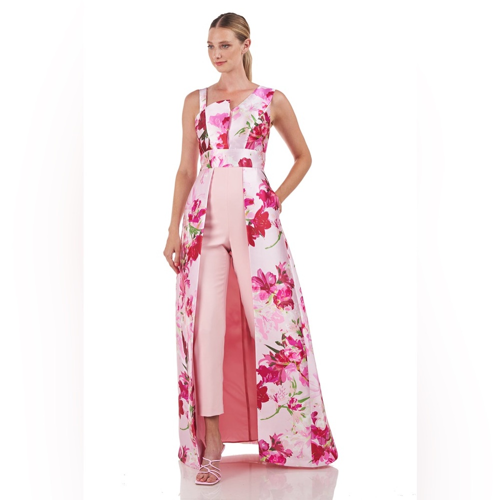 Kay Unger Fleur Walk Thru Jumpsuit